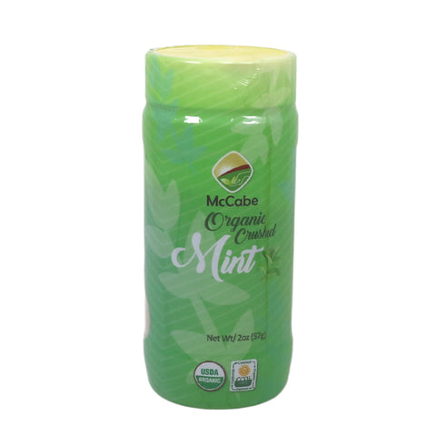 Fresh McCabe Organic Crushed Mint leaves for refreshing dishes
