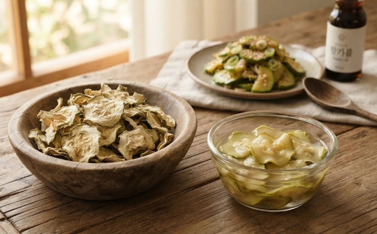 Sun-Dried Zucchini: How to Rehydrate It and What Korean Dishes to Make