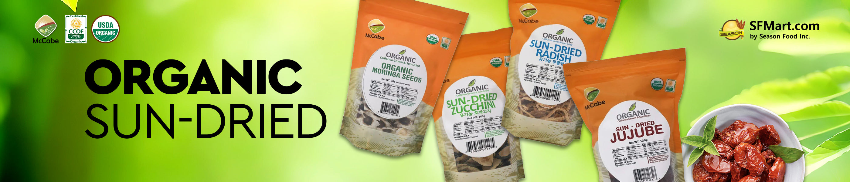 Organic Sun-Dried Food