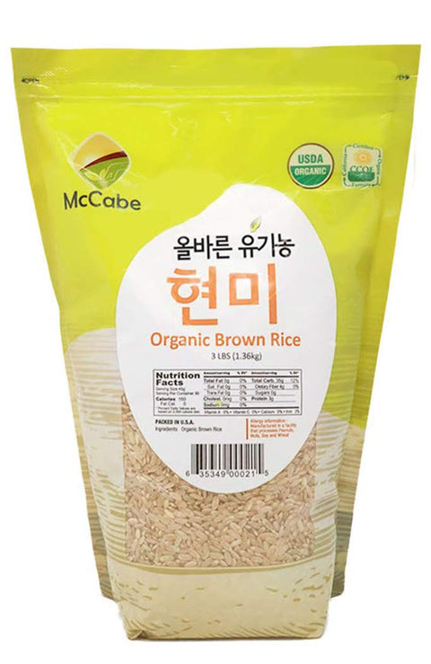 McCabe Organic Brown Rice 3lbs