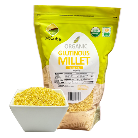 SFMart McCabe Organic Glutinous Millet 유기농 차조 (2lbs) Grain & Rice- SFMart