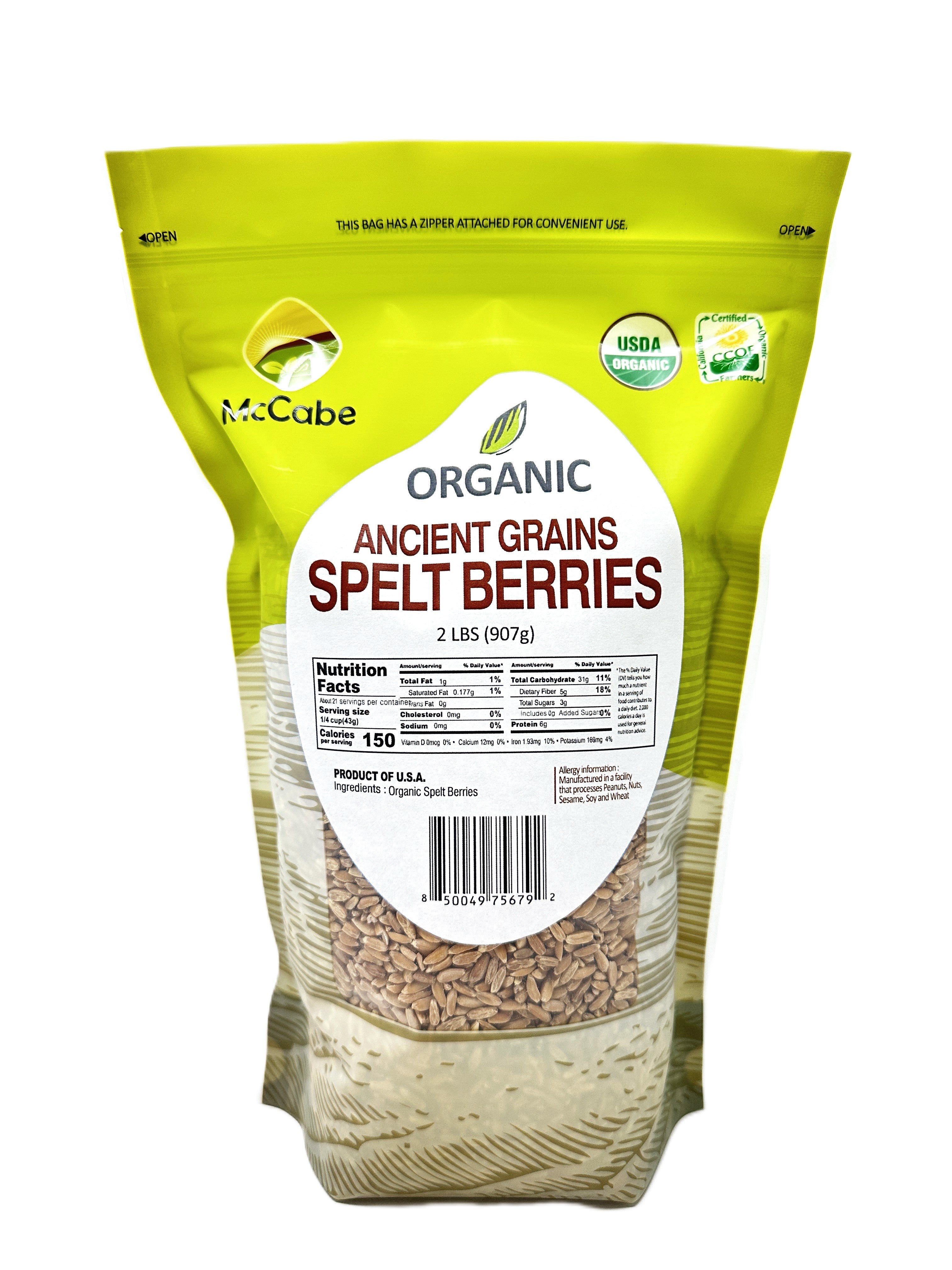 SFMart McCabe Organic Spelt Berries 2lbs - SFMart