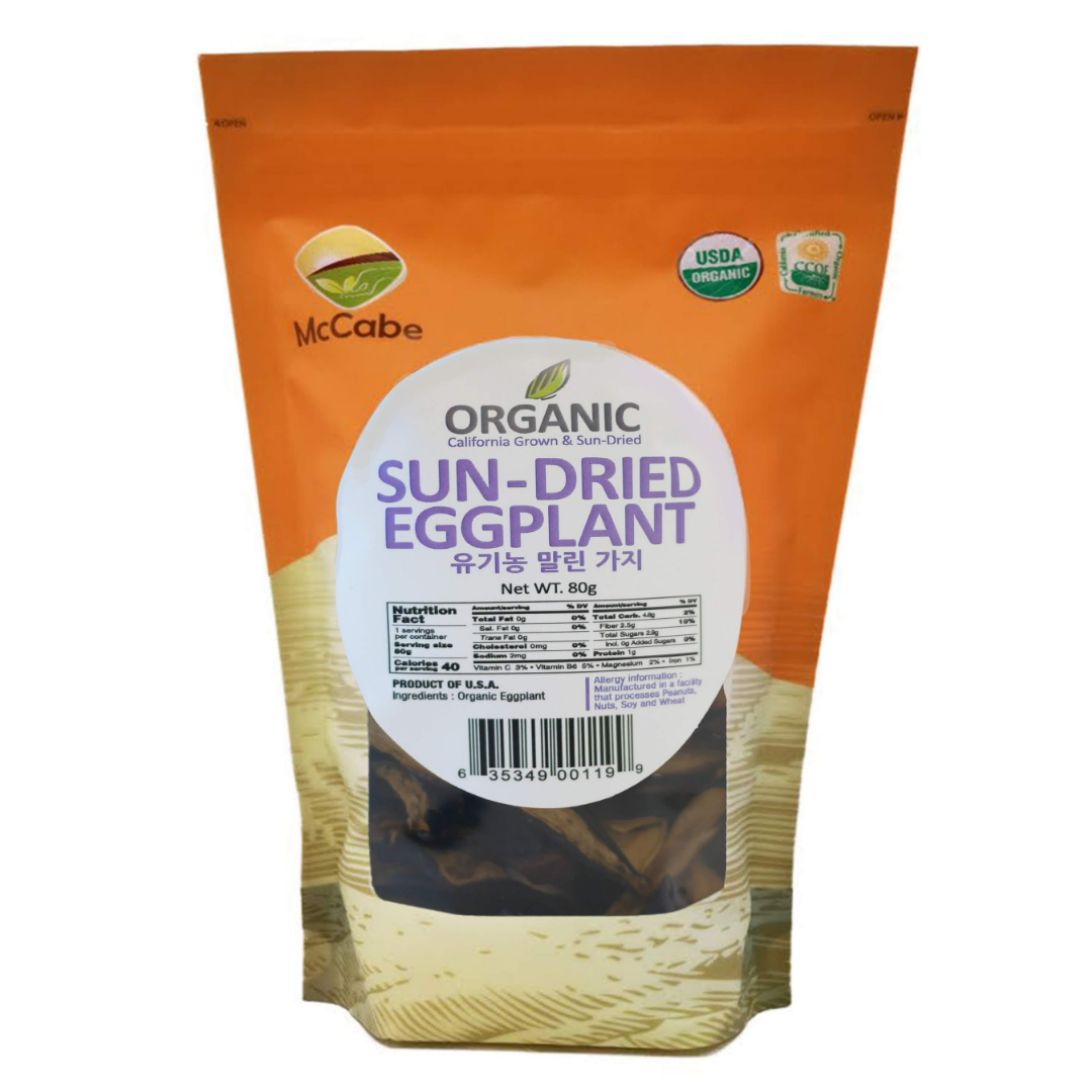 SFMart McCabe Organic Sun-Dried Eggplant(말린가지), 80g - SFMart