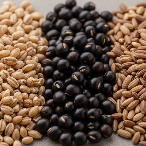 SFMart McCabe Organic Tea, 1.5-Pound (3-Pack) (1.5lbs Barley Tea, 1.75lbs Black Bean Tea, and 2lbs Brown Rice Tea) Tea & Coffee- SFMart