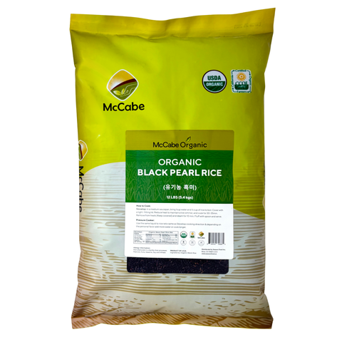 SFMart McCabe Organic Black Pearl Rice, 12lbs (Product of USA) Grain & Rice- SFMart