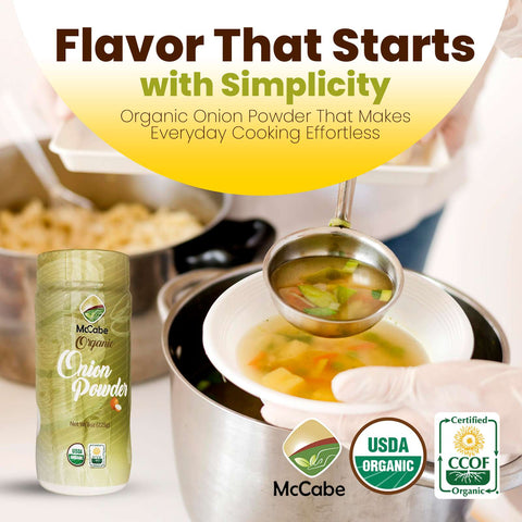 SFMart McCabe Organic Onion Powder, 8oz - SFMart