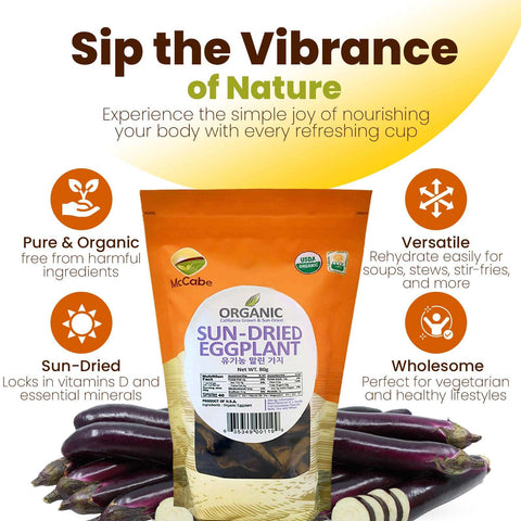 SFMart McCabe Organic Sun-Dried Eggplant(말린가지), 80g - SFMart