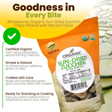 SFMart McCabe Organic Sun-Dried Zucchini(호박고지)100g Dried Foods- SFMart