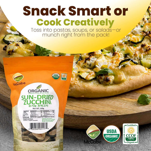 SFMart McCabe Organic Sun-Dried Zucchini(호박고지)100g Dried Foods- SFMart