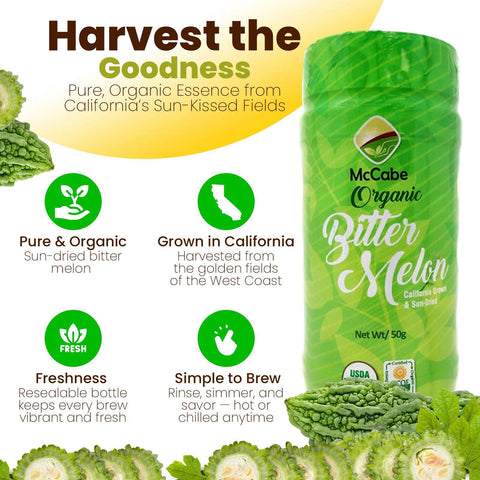 Organic Dried Bitter Melon Tea  Shrink-wrapped  