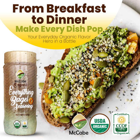 SFMart McCabe Organic Everything Bagel Seasoning, 8oz - SFMart