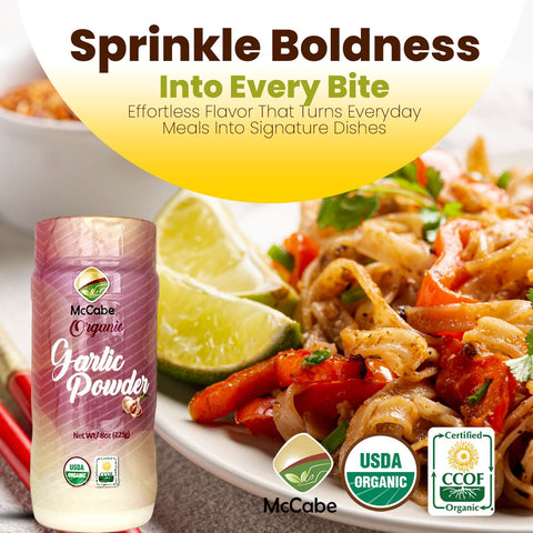 SFMart McCabe Organic Garlic Powder, 8oz - SFMart