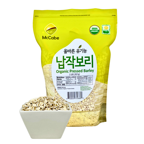 SFMart McCabe Organic Pressed Barley 2lbs Grain & Rice- SFMart