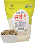 SFMart McCabe Organic Grain, (2-Packs) (3lbs White Rice and 3lbs Mixed Rice) - 6lbs Grain & Rice- SFMart