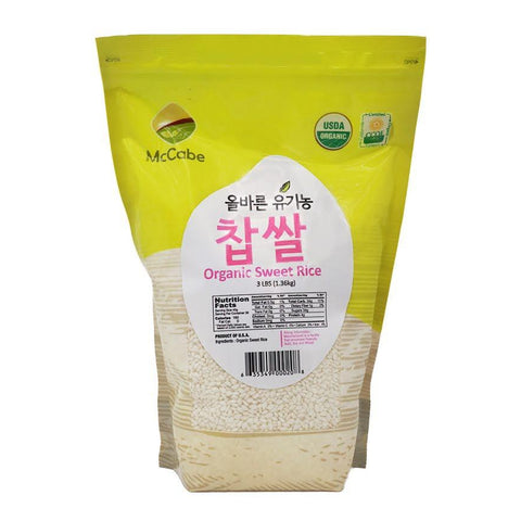 SFMart McCabe Organic Sweet Rice, 3lbs Grain & Rice- SFMart