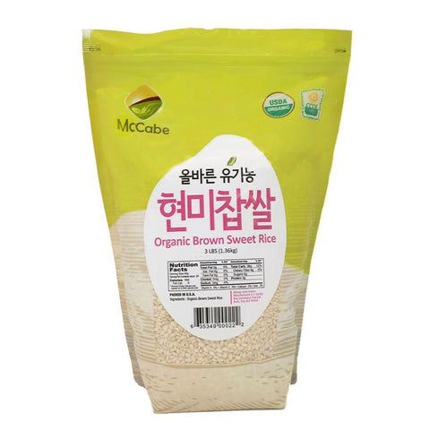 SFMart McCabe Organic Brown Sweet Rice 3lbs Grain & Rice- SFMart