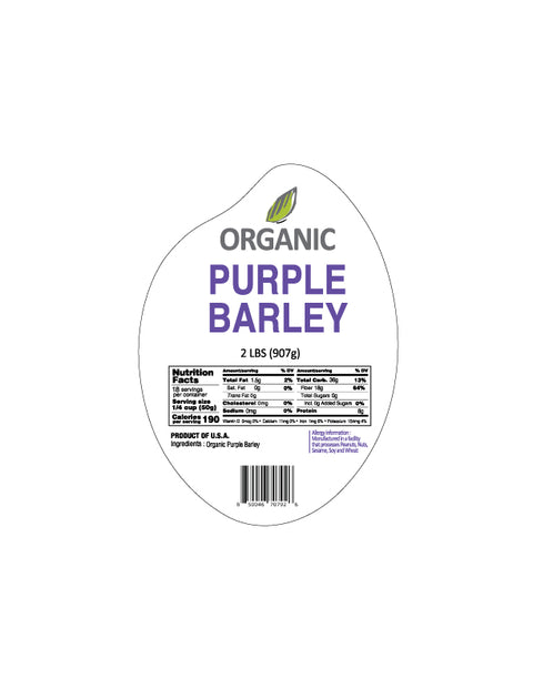 SFMart McCabe Organic Purple Barley (유기농 자색 보리) 2lb Grain & Rice- SFMart