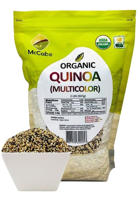 SFMart McCabe 2# Organic Multicolor Quinoa 유기농 멀티칼라 퀴노아 (2lbs/12) Grain & Rice- SFMart