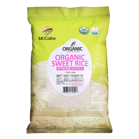 SFMart McCabe Organic Sweet Rice, 12lbs Grain & Rice- SFMart
