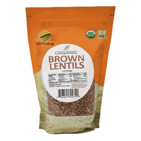 SFMart McCabe Organic Brown Lentils, 1lb Bean & Lentil- SFMart